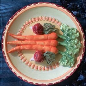 Colorful Ceramic Vegetable Plate